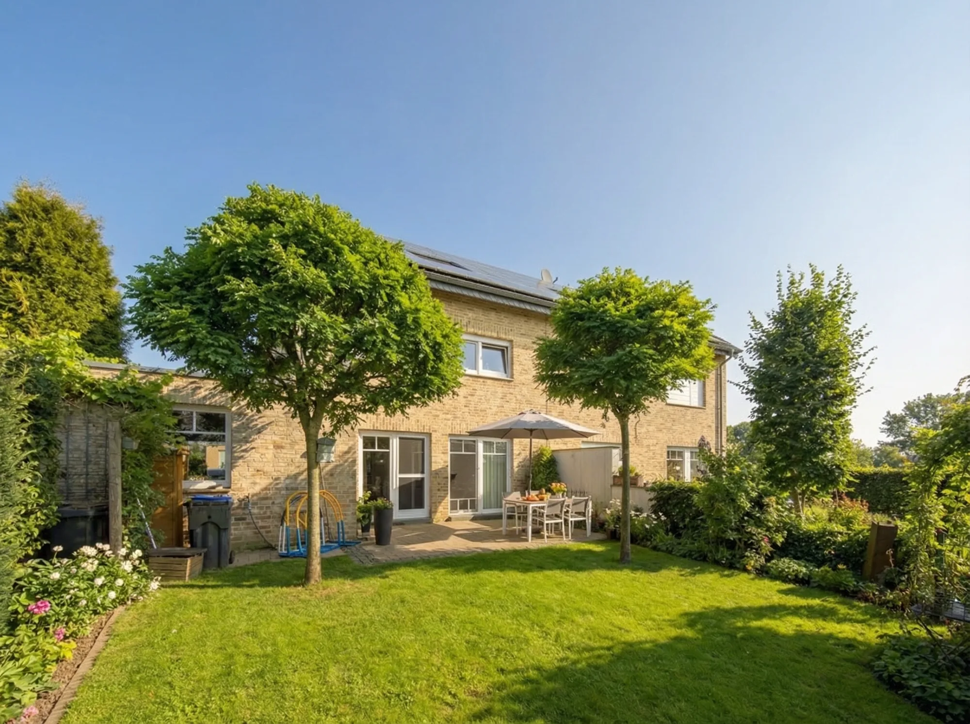 Professionell inszenierte Immobilienaufnahme